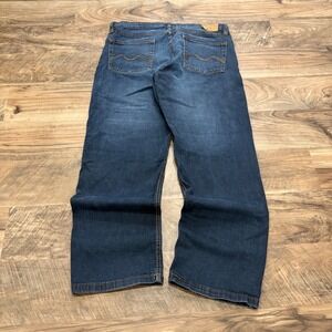Vintage Y2K Levi's Style Jeans Men 36x29 Blue Baggy Bootcut Denim Pants